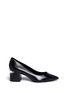 Main View - Click To Enlarge - ALEXANDER WANG - 'Simona' cutout heel leather pumps