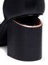 Detail View - Click To Enlarge - ALEXANDER WANG - 'Abby' cutout heel ankle strap leather sandals