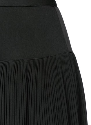 Detail View - Click To Enlarge - MO&CO. - Stripe plissé pleat skirt