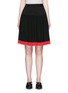 Main View - Click To Enlarge - MO&CO. - Stripe plissé pleat skirt