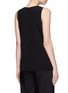 Back View - Click To Enlarge - MO&CO. - Asymmetric hem crepe sleeveless top