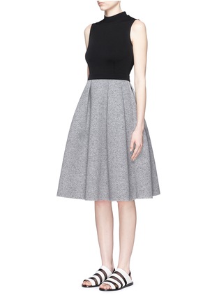 Front View - Click To Enlarge - MO&CO. - Bell bottom sleeveless dress