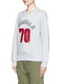 Front View - Click To Enlarge - MO&CO. - 'ORIGINALS 70' sequin embellished sweatshirt
