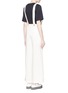 Back View - Click To Enlarge - MO&CO. - Wide leg overall pants