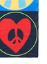 Detail View - Click To Enlarge - PAUL SMITH - 'Peace and Love' cotton pocket square