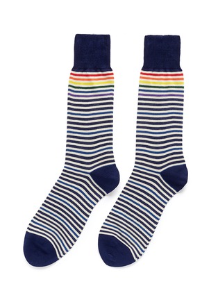 Main View - Click To Enlarge - PAUL SMITH - Fine stripe socks