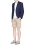Figure View - Click To Enlarge - PS PAUL SMITH - Patch pocket crosshatch wool blazer
