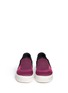 Front View - Click To Enlarge - ASH - 'Jeday' mix knit skate slip-ons