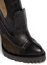 Detail View - Click To Enlarge - ALEXANDER MCQUEEN - Suede patchwork leather boots