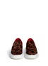 Figure View - Click To Enlarge - ALEXANDER MCQUEEN - Chunky outsole cheetah print pony hair slip-ons