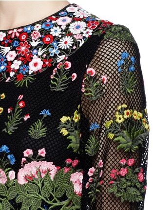 Detail View - Click To Enlarge - VALENTINO GARAVANI - 'Primavera' spring garden floral guipure lace dress
