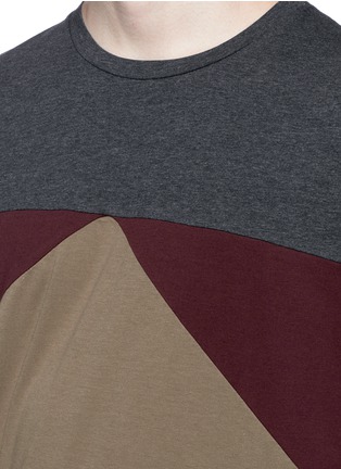 Detail View - Click To Enlarge - VALENTINO GARAVANI - Geometric colourblock jersey T-shirt