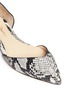 Detail View - Click To Enlarge - 3.1 PHILLIP LIM - 'Devon' snakeskin effect leather d'Orsay flats