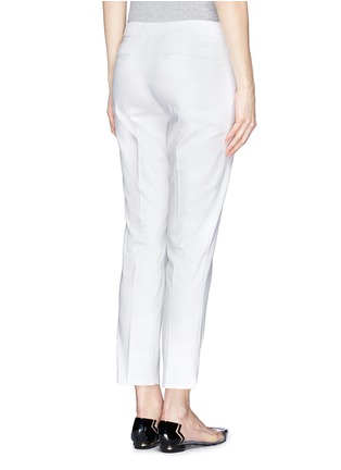 Back View - Click To Enlarge - TORY BURCH - 'Callie' skinny woven cotton pants