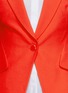 Detail View - Click To Enlarge - ALEXANDER MCQUEEN - Peak lapel bonded crepe jacket