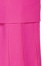 Detail View - Click To Enlarge - ALEXANDER MCQUEEN - Inverted pleat hem crepe skirt