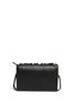 Back View - Click To Enlarge - MARNI - Floral appliqué large accordion leather clutch