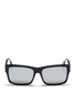 Main View - Click To Enlarge - ALEXANDER MCQUEEN - Stud rectangle frame acetate sunglasses
