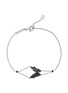 Main View - Click To Enlarge - STEPHEN WEBSTER - 'Fly By Night' black diamond 18k white gold batmoth bracelet