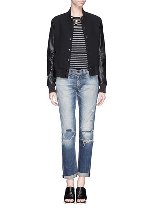 Figure View - Click To Enlarge - RAG & BONE - 'The Dre' distressed slim fit boyfriend jeans