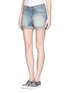 Front View - Click To Enlarge - RAG & BONE - 'Boyfriend' distressed denim shorts