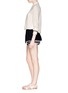 Figure View - Click To Enlarge - SEE BY CHLOÉ - Contrast hem layer shorts