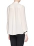 Back View - Click To Enlarge - SEE BY CHLOÉ - Pleat placket contrast cuff crepe shirt