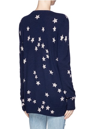 Back View - Click To Enlarge - EQUIPMENT - Star print cashmere sweater
