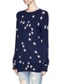 Front View - Click To Enlarge - EQUIPMENT - Star print cashmere sweater