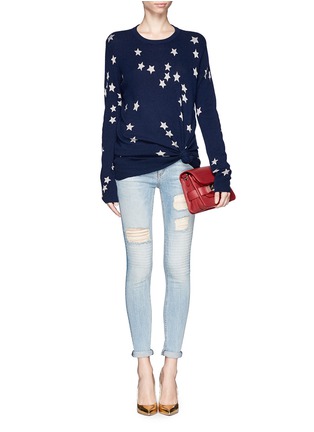 Figure View - Click To Enlarge - EQUIPMENT - Star print cashmere sweater