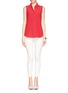 Figure View - Click To Enlarge - EQUIPMENT - 'Colleen' sleeveless silk shirt