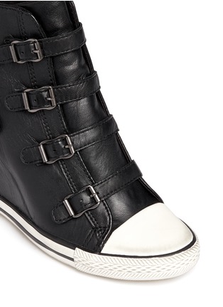 Detail View - Click To Enlarge - ASH - 'United' leather wedge sneakers