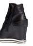 Detail View - Click To Enlarge - ASH - 'United' leather wedge sneakers