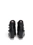 Back View - Click To Enlarge - ASH - 'United' leather wedge sneakers