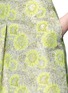 Detail View - Click To Enlarge - MSGM - Sunflower brocade lurex mini dress