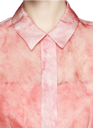 Detail View - Click To Enlarge - WHISTLES - Juno feather print top