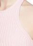 Detail View - Click To Enlarge - WHISTLES - Wool-angora halterneck knit top