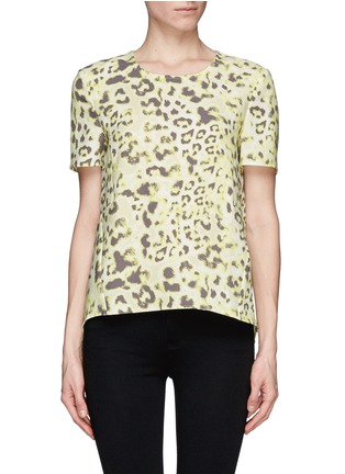 Main View - Click To Enlarge - WHISTLES - Fur print top