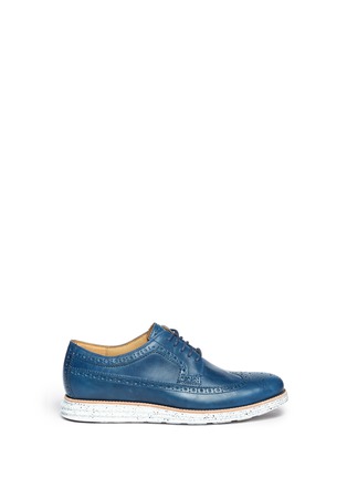 Main View - Click To Enlarge - COLE HAAN - 'LunarGrand' longwing brogue Derbies