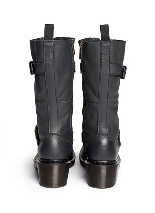 Back View - Click To Enlarge - DR. MARTENS - 'Josefa' buckle matte leather boots