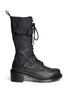 Main View - Click To Enlarge - DR. MARTENS - 'Josefa' buckle matte leather boots
