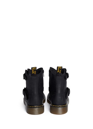 Back View - Click To Enlarge - DR. MARTENS - 'Blip' leather kids boots