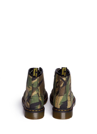 Back View - Click To Enlarge - DR. MARTENS - 'Cerren' camouflage canvas boots