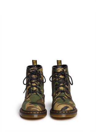 Figure View - Click To Enlarge - DR. MARTENS - 'Cerren' camouflage canvas boots