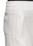 Detail View - Click To Enlarge - IRO - 'Lotte' foil print sheer sweatpants