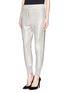 Front View - Click To Enlarge - IRO - 'Lotte' foil print sheer sweatpants
