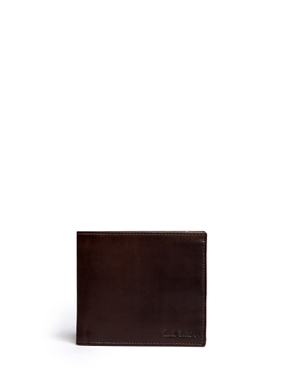 Main View - Click To Enlarge - PAUL SMITH - Hand burnished leather billfold wallet