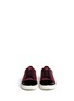 Figure View - Click To Enlarge - LANVIN - Patent toe cap suede sneakers