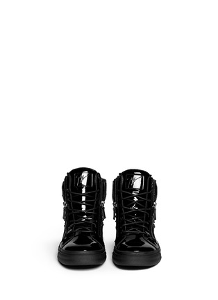 Figure View - Click To Enlarge - 73426 - 'London' stud patent leather sneakers