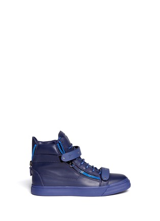 Main View - Click To Enlarge - 73426 - 'London' leather high-top sneakers
